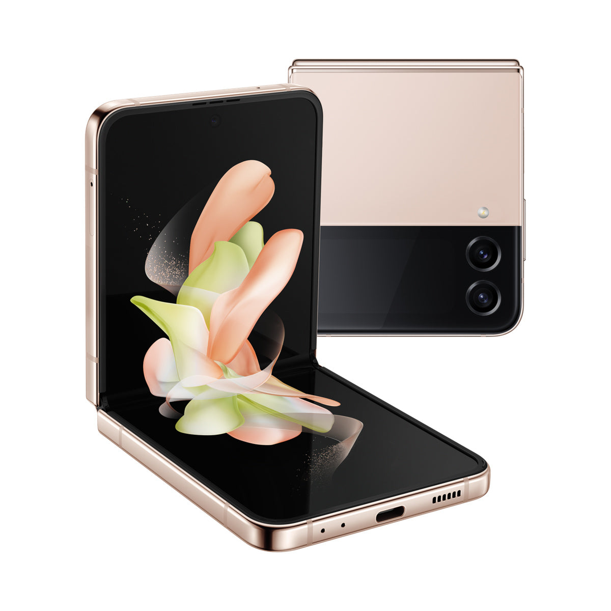 Samsung Galaxy Z Flip4 in Pink Gold