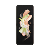 Samsung Galaxy Z Flip4 in Pink Gold, open front view