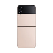 Samsung Galaxy Z Flip4 in Pink Gold, open rear view