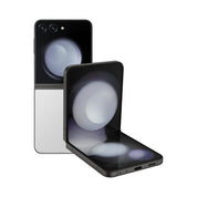 Samsung Galaxy Z Flip5 in Grey, front and rear view