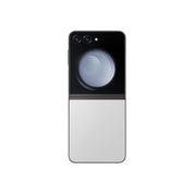 Samsung Galaxy Z Flip5 in Grey, unfolded rear and cover screen