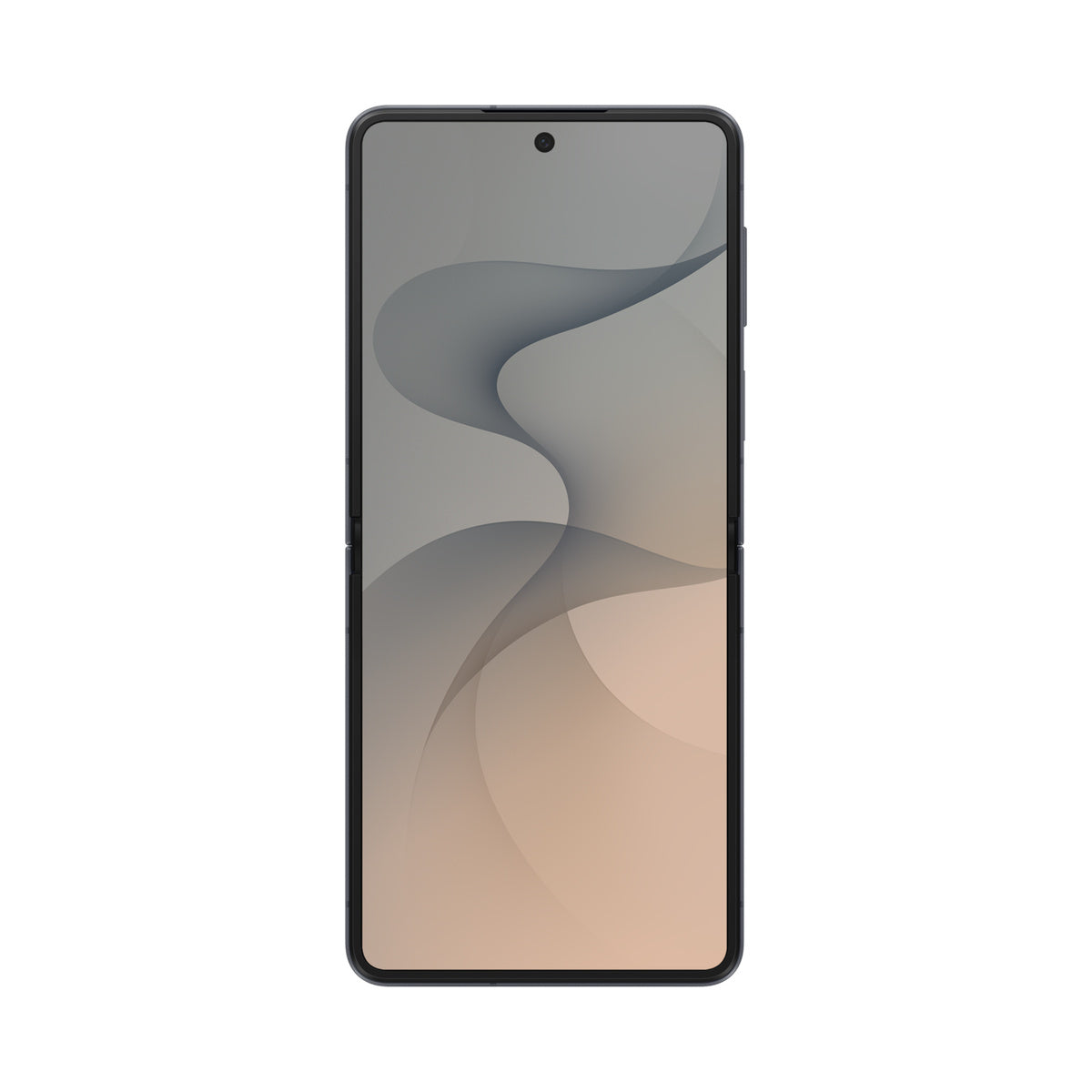 Samsung Galaxy Z Flip8 in Graphite, open main screen