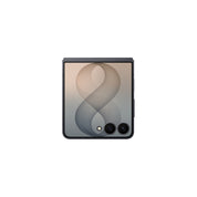 Samsung Galaxy Z Flip8 in Graphite, folded cover screen