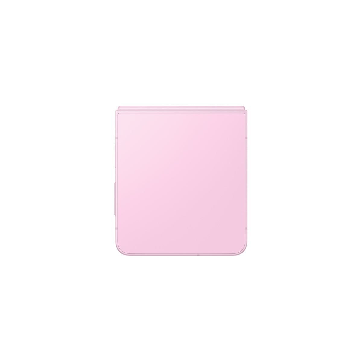 Samsung Galaxy Z Flip8 in Pink, folded rear view