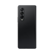 Samsung Galaxy Z Fold3 in Phantom Black, rear view