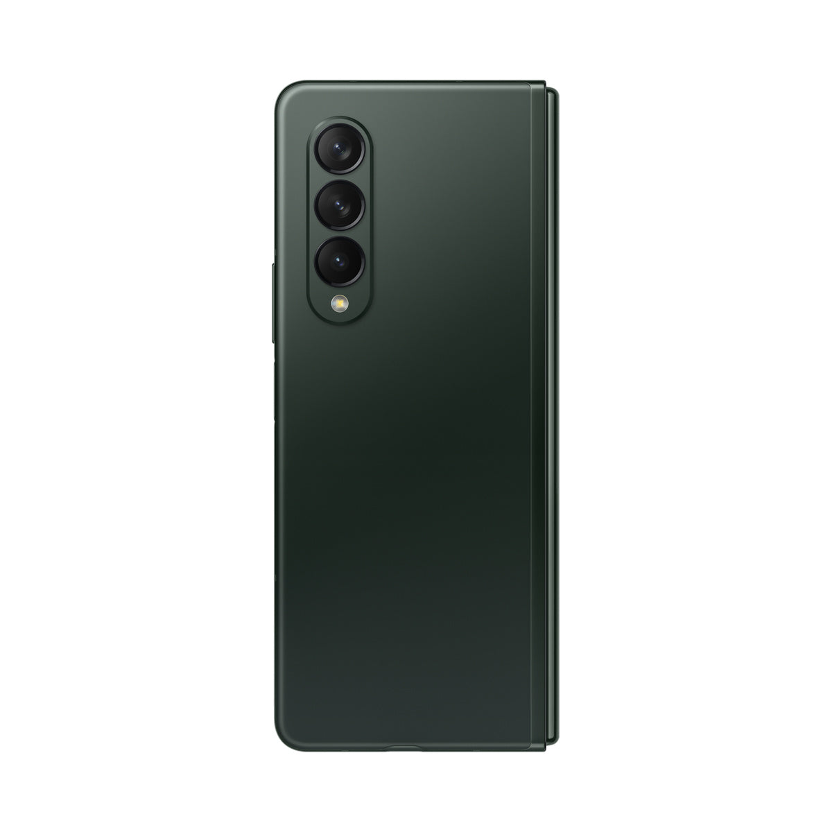 Samsung Galaxy Z Fold3 in Phantom Green, rear view