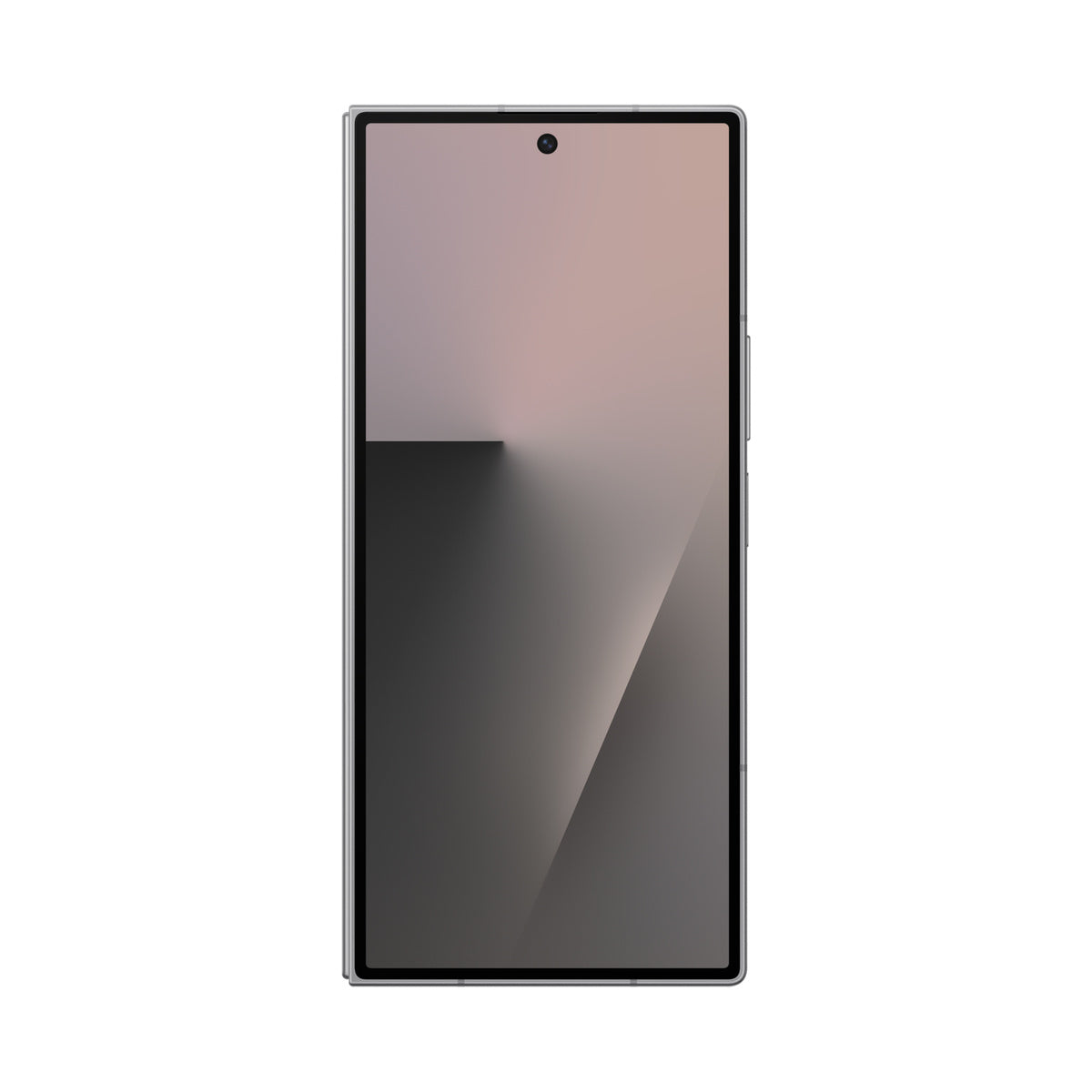 Samsung Galaxy Z Fold7 in Silver Shadow, cover screen