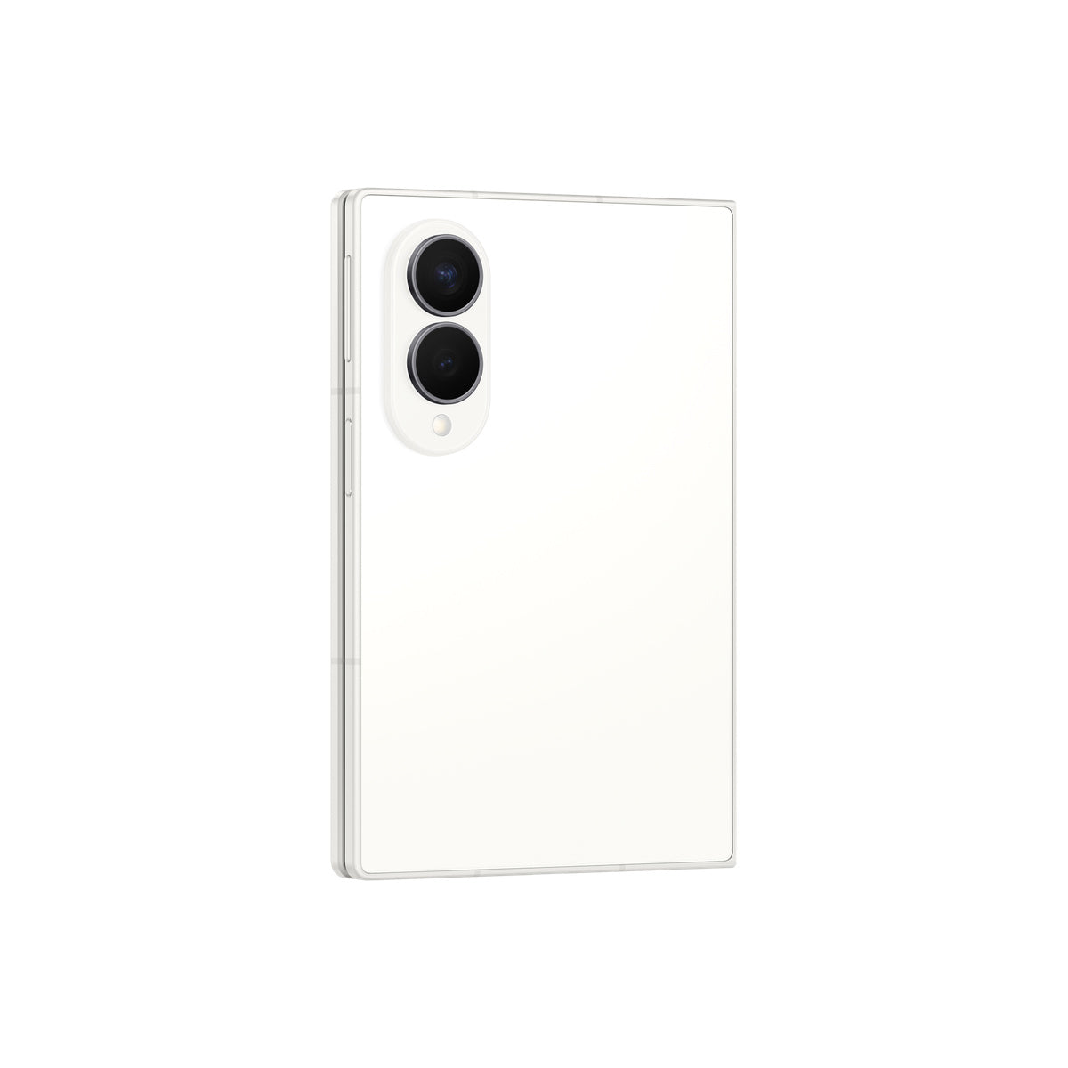Samsung Galaxy Z Fold8 in Cream, angled rear view