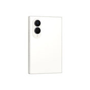 Samsung Galaxy Z Fold8 in Cream, angled rear view