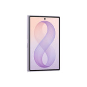 Samsung Galaxy Z Fold8 in Lavender, angled cover screen