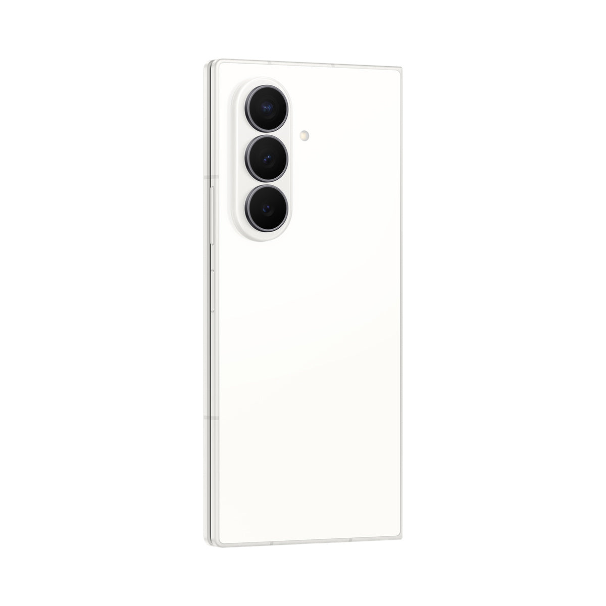 Samsung Galaxy Z Fold8 Ultra in Cream, angled rear view