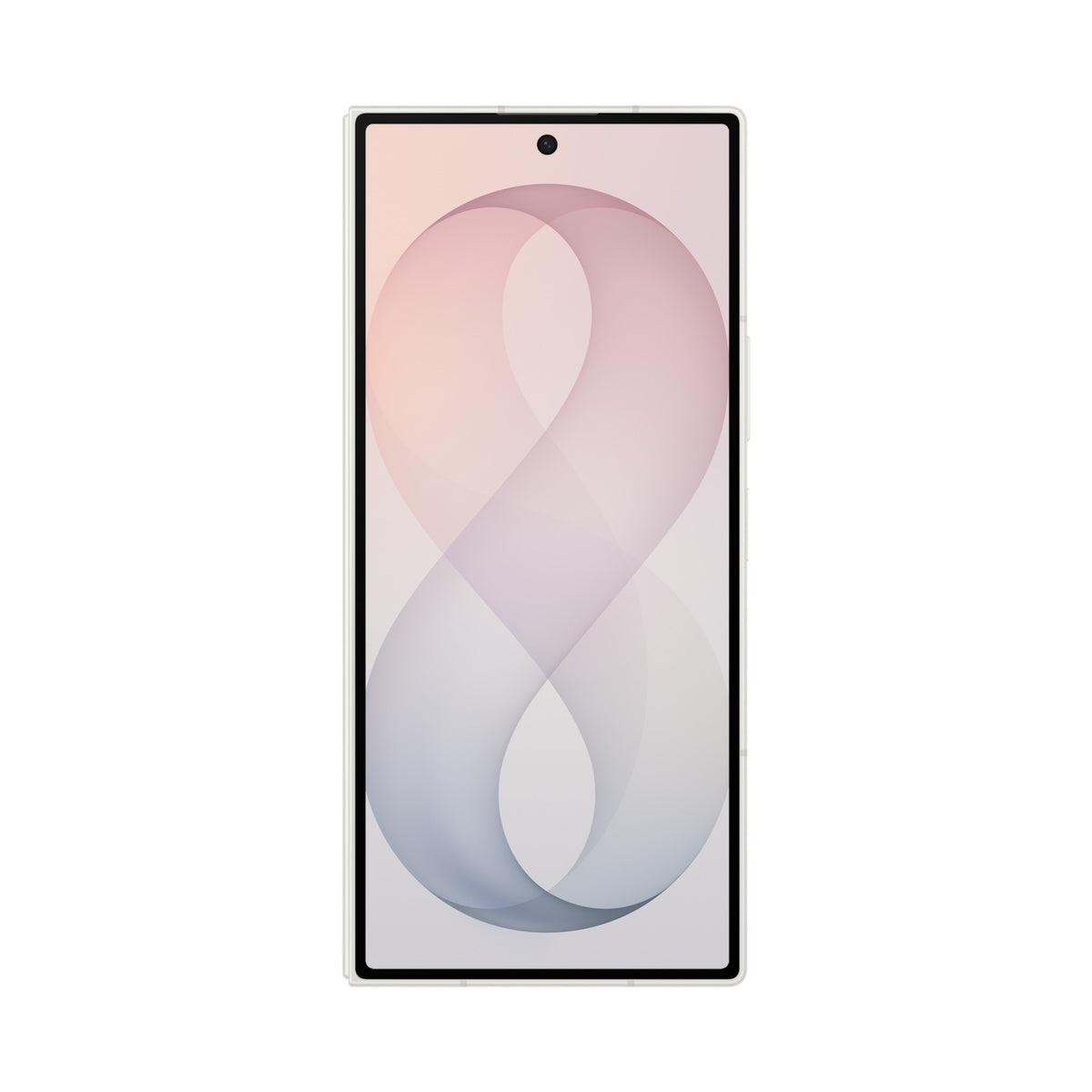 Samsung Galaxy Z Fold8 Ultra in Cream, cover screen
