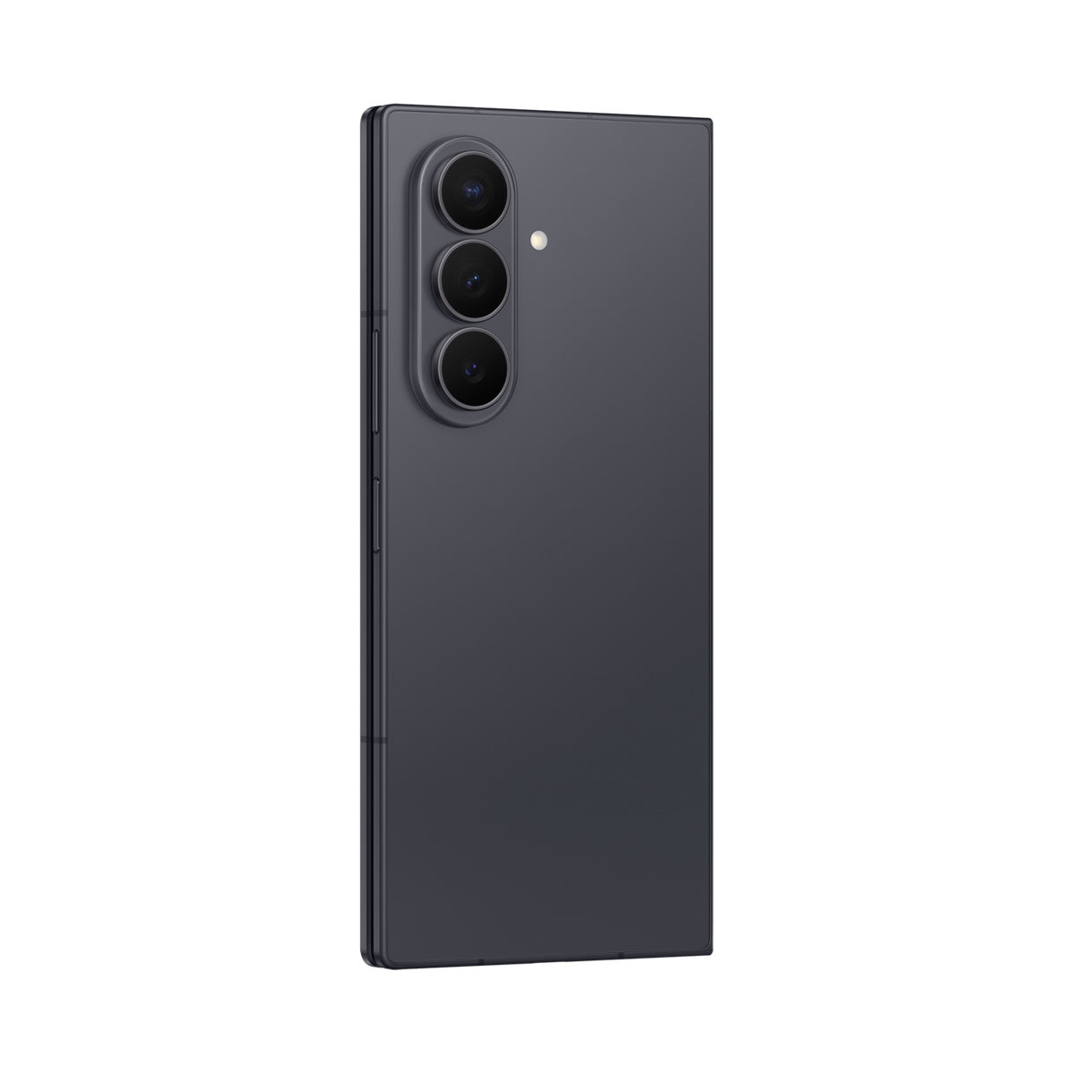 Samsung Galaxy Z Fold8 Ultra in Graphite, angled rear view